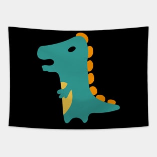 Dinosaurs vector in cartoon style. Colour  cute baby Tapestry