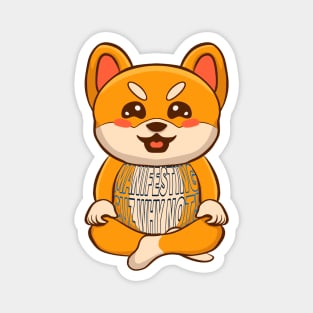 Cute shiba inu| crypto gift Magnet