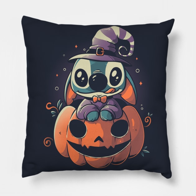 Ohana Pumpkin Pillow by eduely