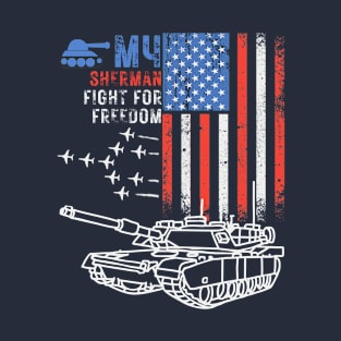 M4 SHERMAN Tank US Army Veteran T-Shirt