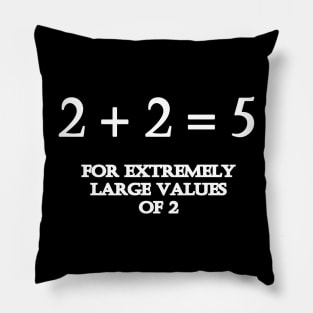 Funny One-Liner Math Joke Pillow