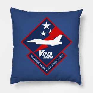 F-16 Viper Driver Pillow