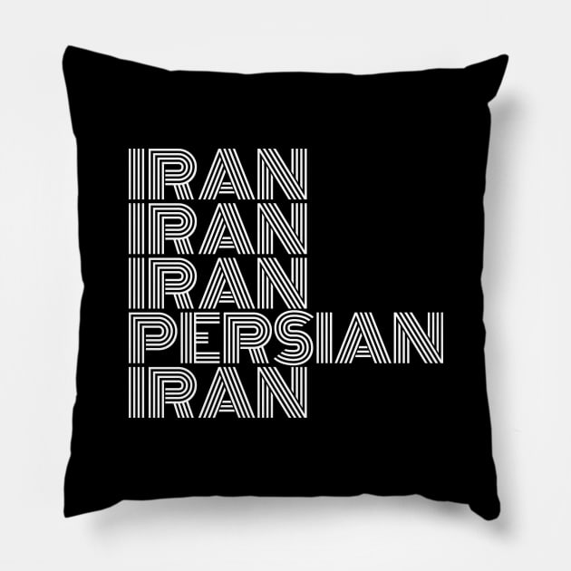 Iran - Persian (iran) design Pillow by Elbenj