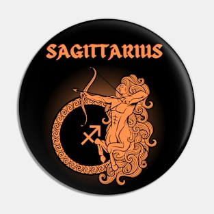 Sagittarius Centaur Gothic Style Pin