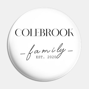 Colebrook Family EST. 2020, Surname, Colebrook Pin