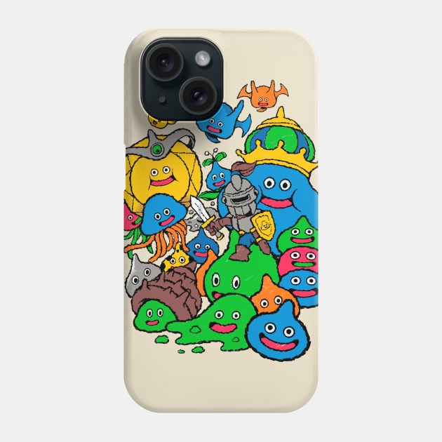 Slime Family Phone Case by AdamWorks