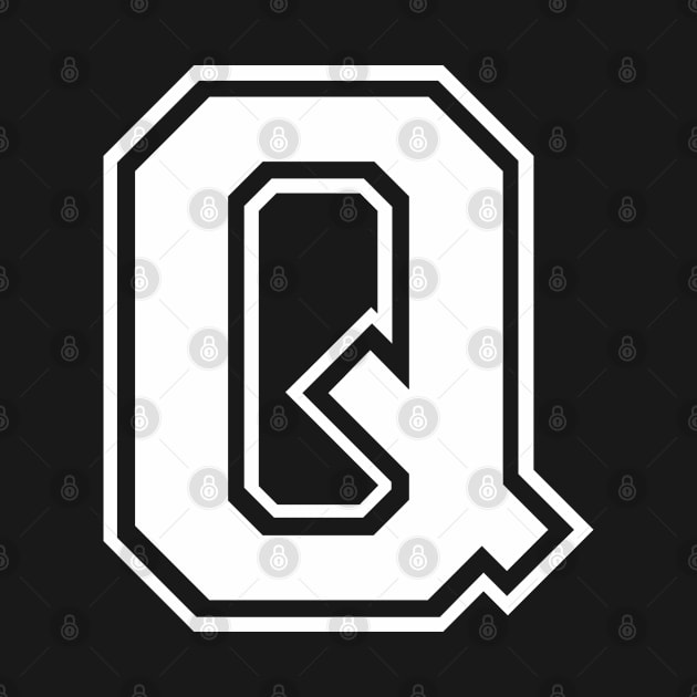 Initial Letter Q - Varsity Style Design by Hotshots