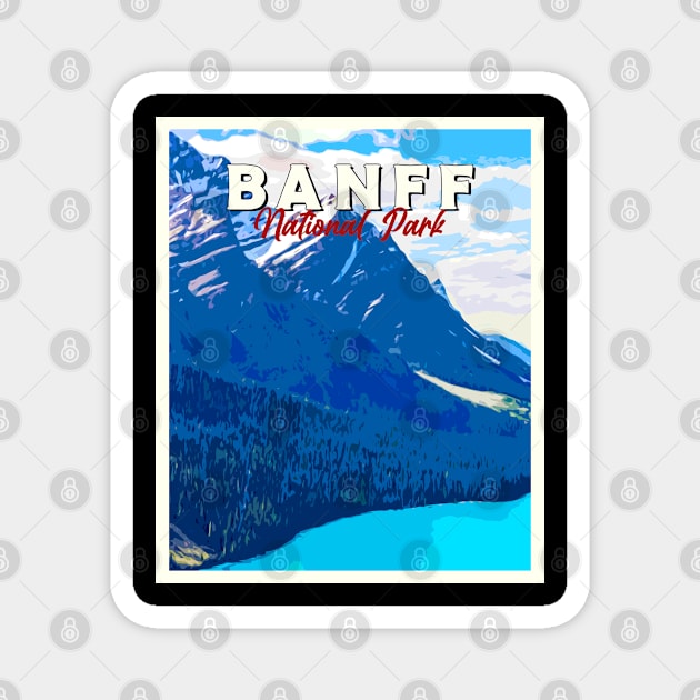 Banff national park Magnet by SerenityByAlex