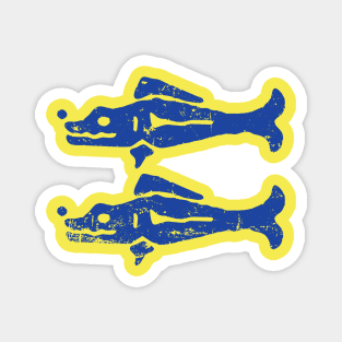 Legends Of The Hidden Temple - Blue Barracudas Magnet