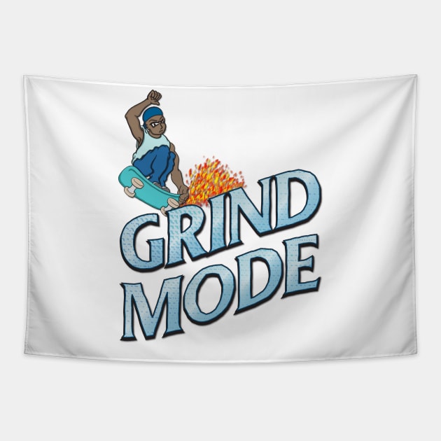 Grind Mode Tapestry by Big Bee Artistry