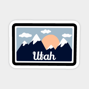 Utah Snowboarding - Utah Hiking Magnet