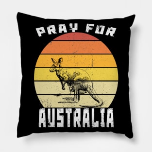 pray for australia Pillow