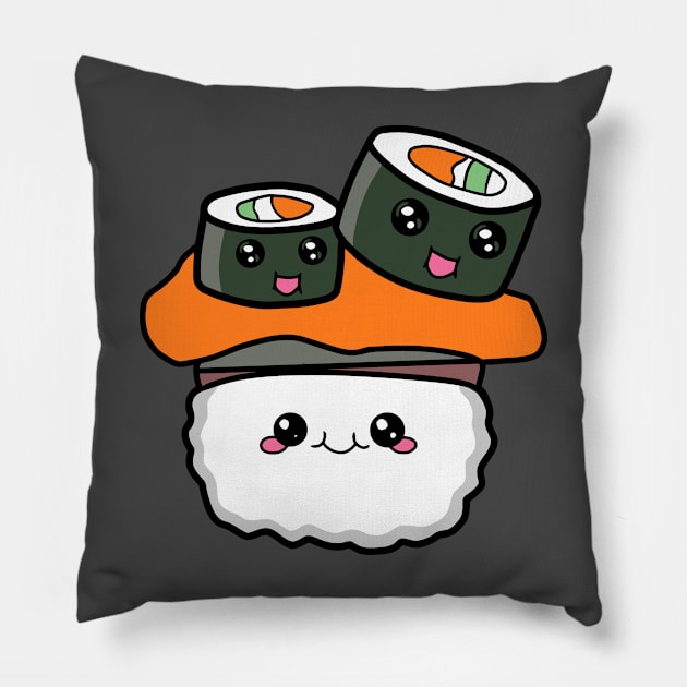 Sushi Tee Pillow by elar