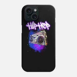 Hip Hop Boombox Purple X Phone Case