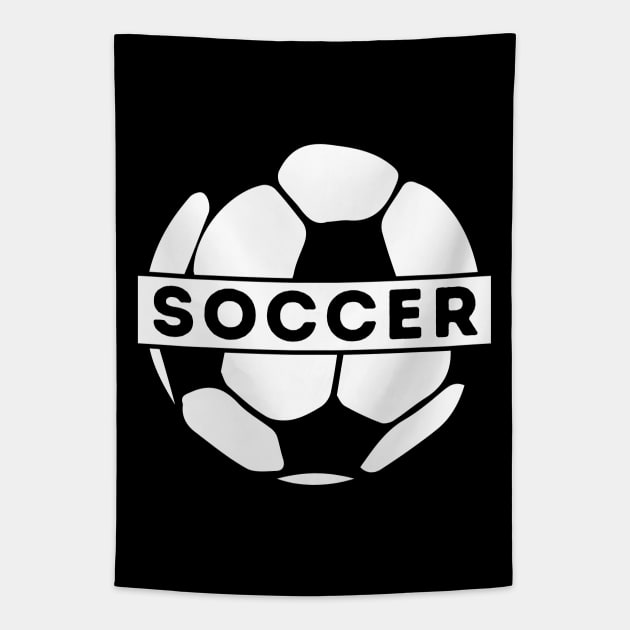 Soccer Ball Tapestry by footballomatic