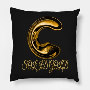 24 carat Solid Gold Millionaire Sacred Geometry 3D Pillow