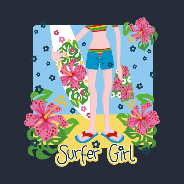 Surfer girl by JoanaJuheLaju1