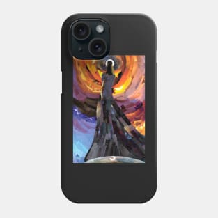 She Walks In Starlight Collage Phone Case