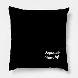 Chicken Squad Fam Squawk Fam Funny Pewdiepie Pillow