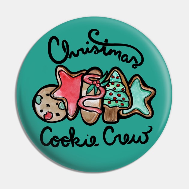 Christmas Cookie Crew Pin by bubbsnugg