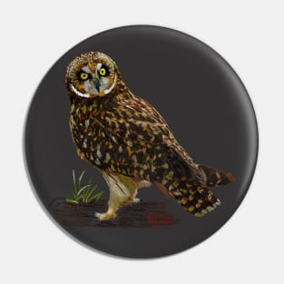 Pueo, Hawaiian Owl Pin