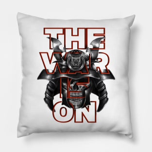 Asian war skull Pillow