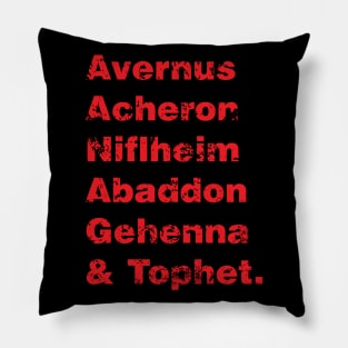 Welcome to Hell Pillow