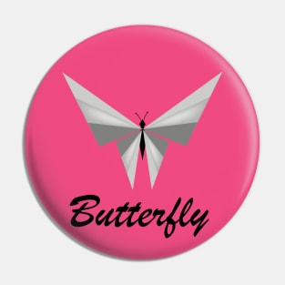 Silver butterfly Pin