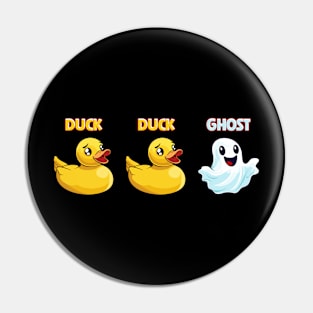 Funny Duck Ghost Pun Meme Men Women Funny Halloween Pin