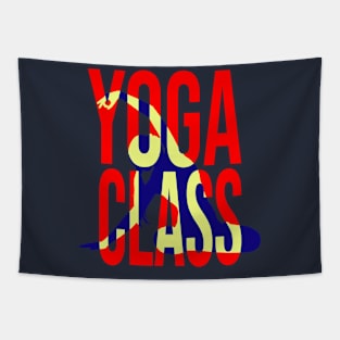 Yoga Class - Start of a Yoga Life Tapestry