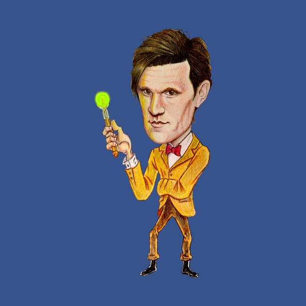 11th Dr Who Caricature by tabslabred