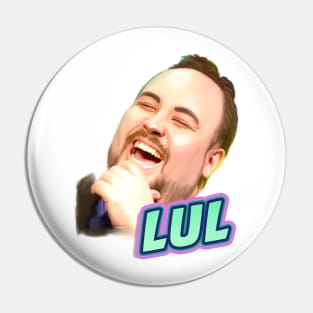 twitch emote LUL HD redesigned TotalBiscuit - Cynical Brit Pin