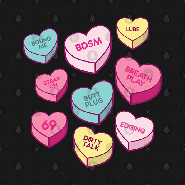 BDSM Candy Hearts by Hixon House