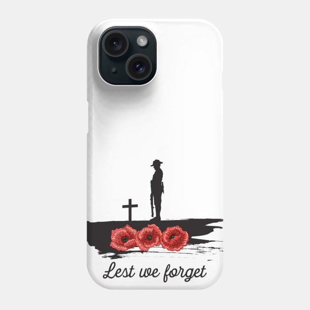 Lest We Forget Remembrance Armistice Day Phone Case by CHNSHIRT