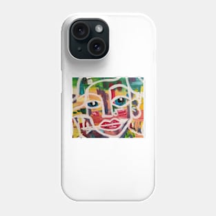 Lady in Paint Phone Case