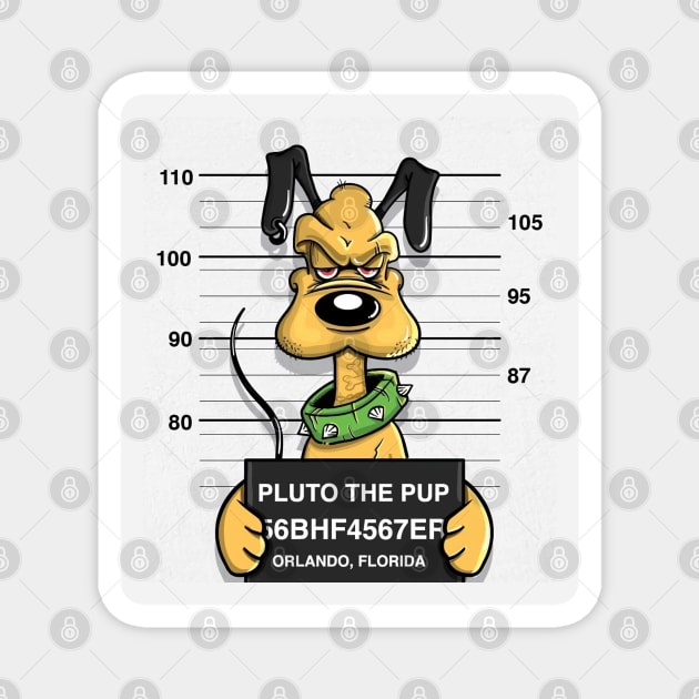 Pluto The Pup Orlando Florida Magnet by gundalaheros