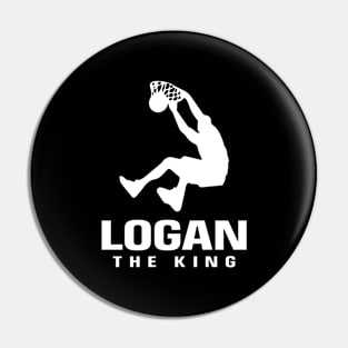 Logan Custom Player Basketball Your Name The King Pin