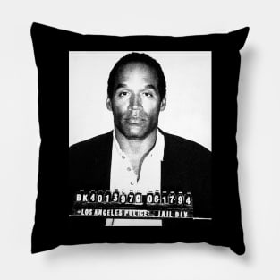 Oj Simpson Mugshot Pillow