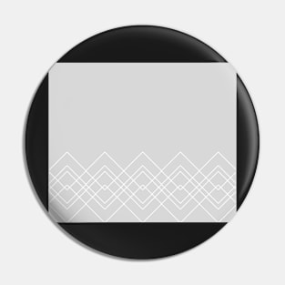 Geometric abstract - gray and white. Pin