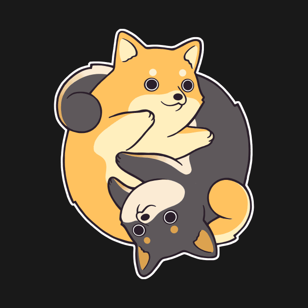 Shiba Yin-Yang by SarahJoncas