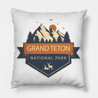 Grand Teton National Park Pillow