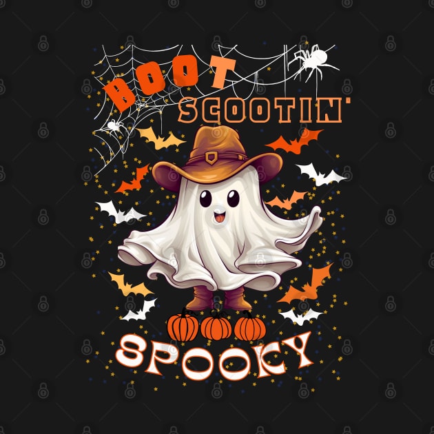 Boot Scootin Spooky | Ghost Cowboy by RusticWildflowers