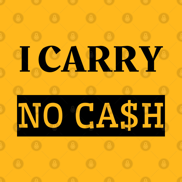 I carry no cash by mdr design