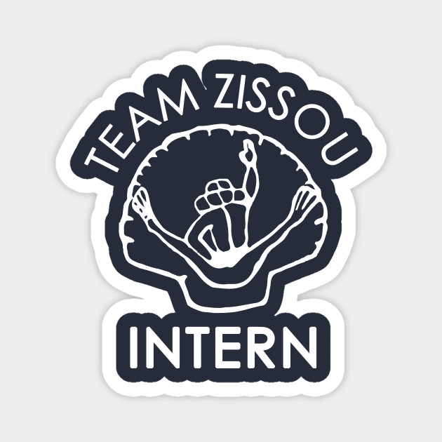 Team Zissou Intern T-Shirt Magnet by dumbshirts