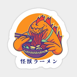 kaiju ramen attack Magnet