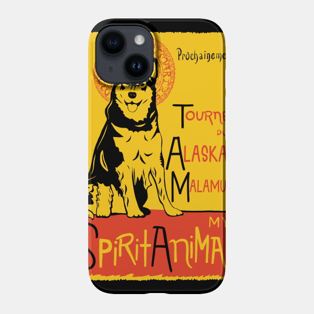 Funny Alaskan Malamute Cute Dog Chat Noir Mashup Art - Alaskan Malamute - Phone Case | TeePublic Funny Alaskan Malamute Cute Dog Chat Noir Mashup Art - Alaskan Malamute - Phone Case | TeePublic