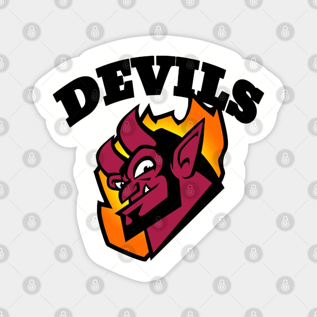 Devils Mascot Magnet by Generic Mascots