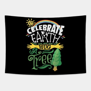 Celebrate Earth Hug a Tree Tapestry