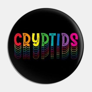 CRYPTIDS (rainbow) Pin