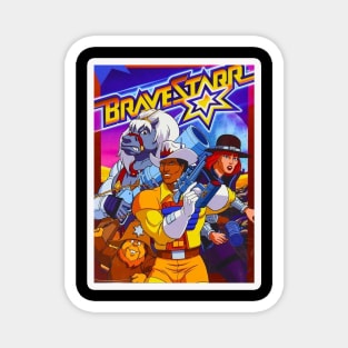 Brave 90s Cartoon Magnet